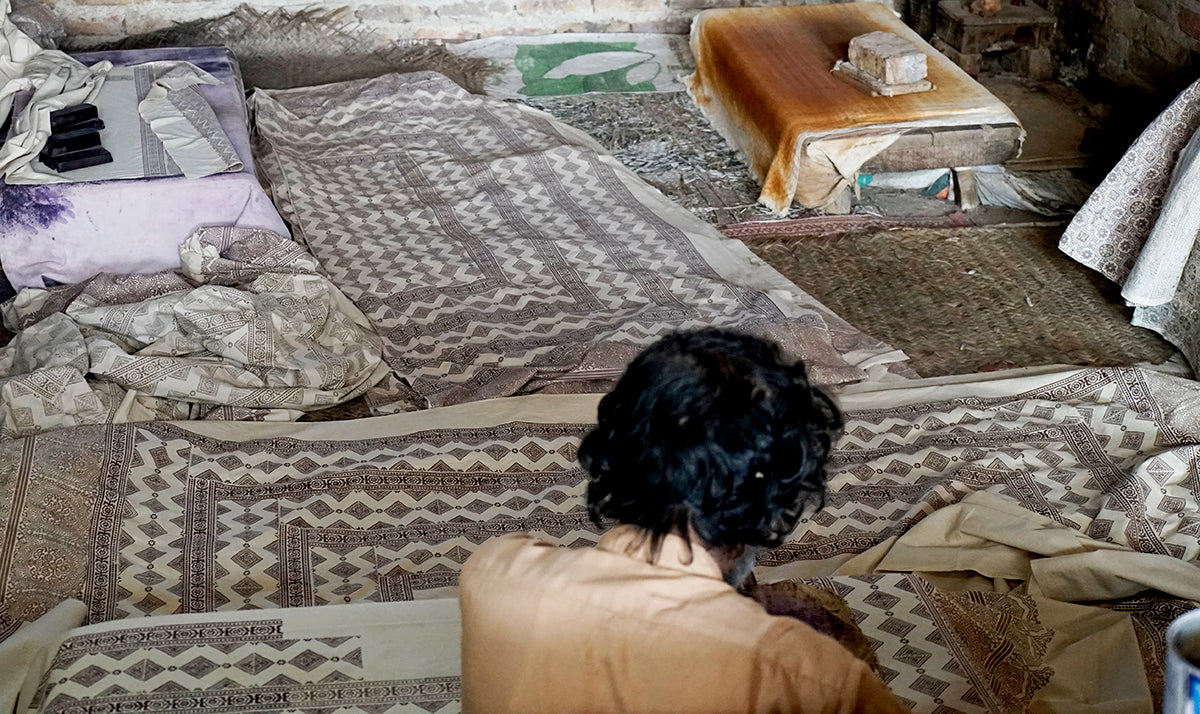 Treasure Hunt Silk Button Up