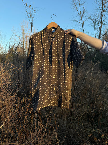 Galaxy Silk Button Up