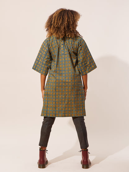 Printed Shift Dress