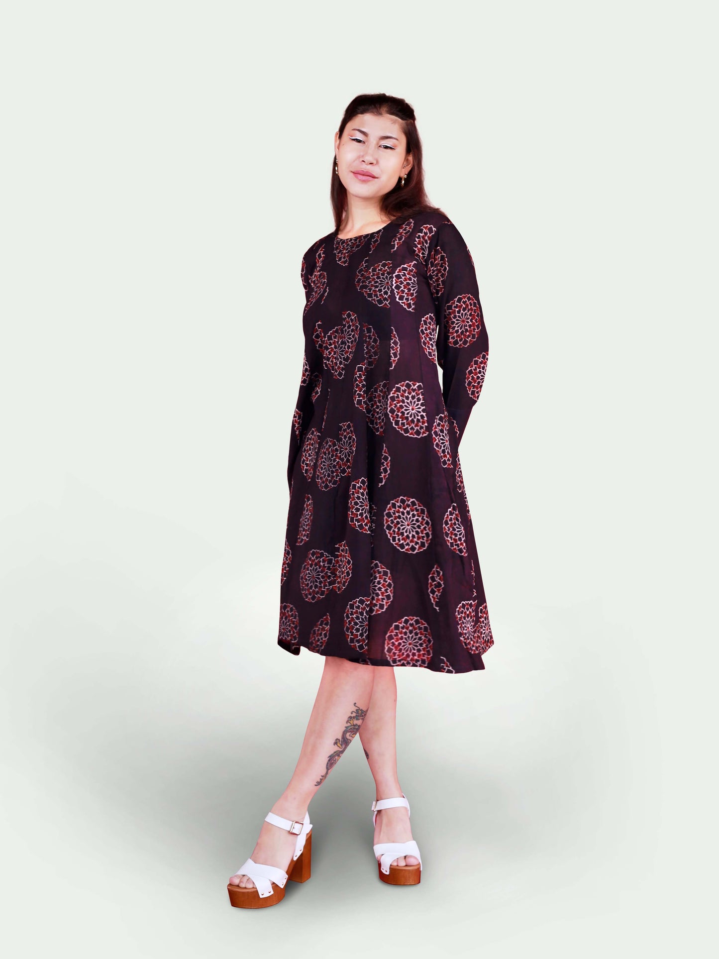 Lotus Midi Dress