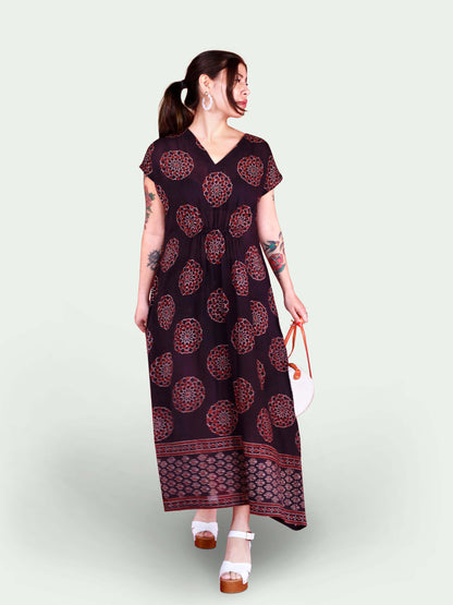 Lotus Maxi Dress