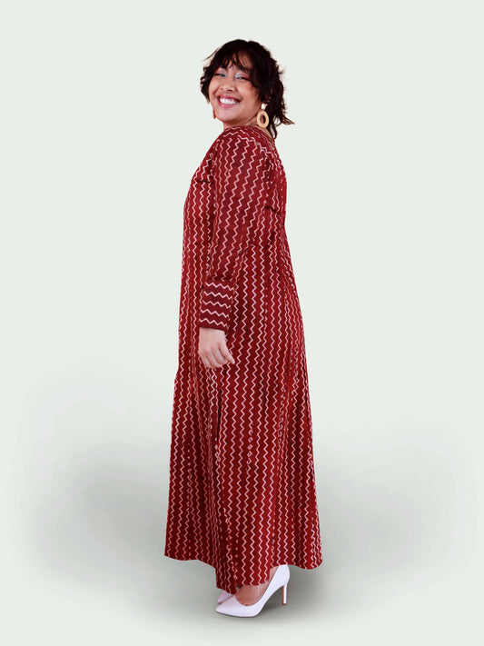 Red Earth Maxi Dress